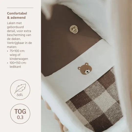 Meyco Ledikantlaken Borduur