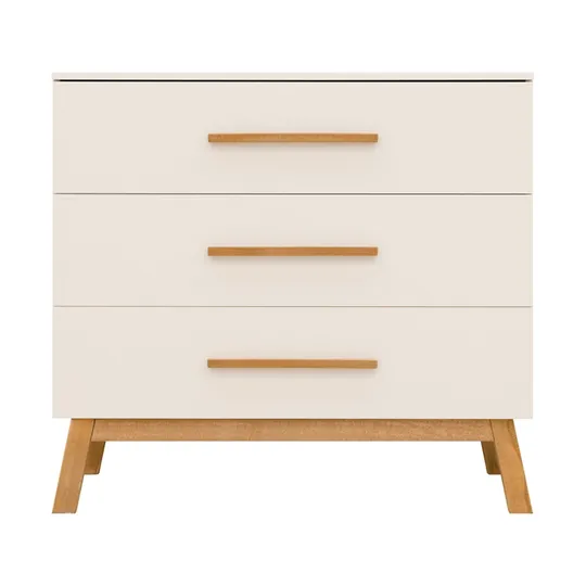 Bopita Kaleo Babyzimmer - Dune / Rose Wood | Bett 70 x 140 cm + Kommode