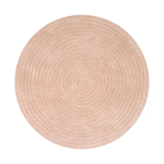 Tapis Petit Teppich Robin - Soft Pink - 150 x 150 cm