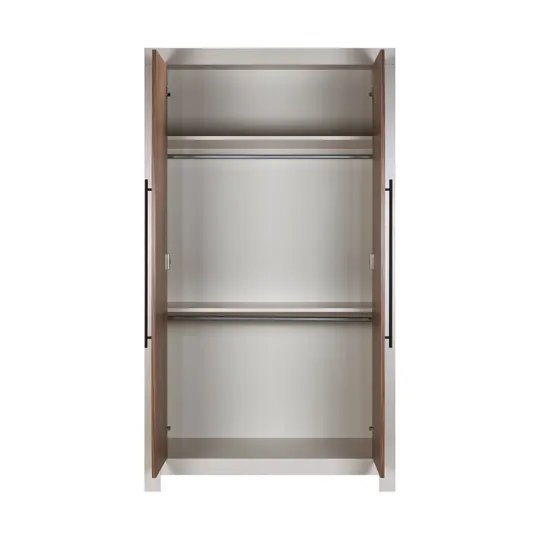 Europe Baby Vittoria III Kleiderschrank 2-türig – Cashmere / Walnut