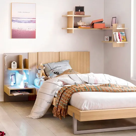 Gautier Graphic Bett - 140 x 200 cm