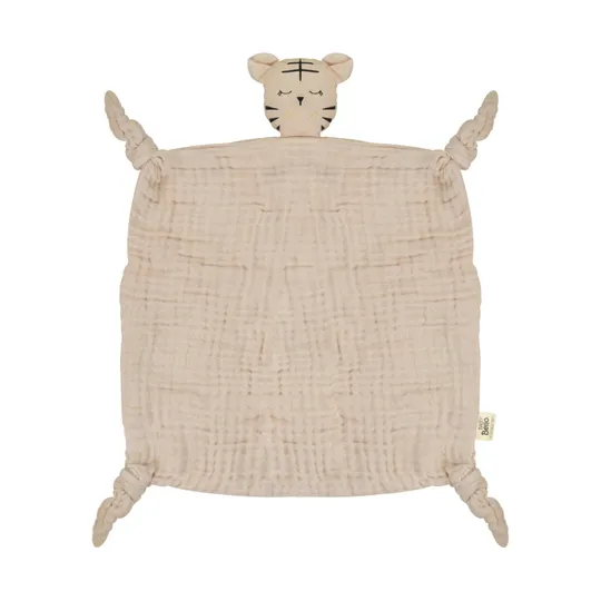Baby Bello Toby The Tiger Kuscheltuch - Toasted Almond