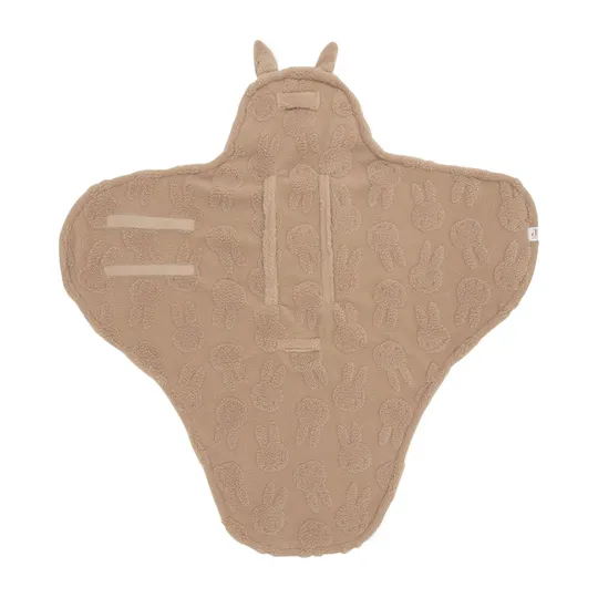 Jollein Wickeldecke - Biscuit - Miffy Jacquard Teddy