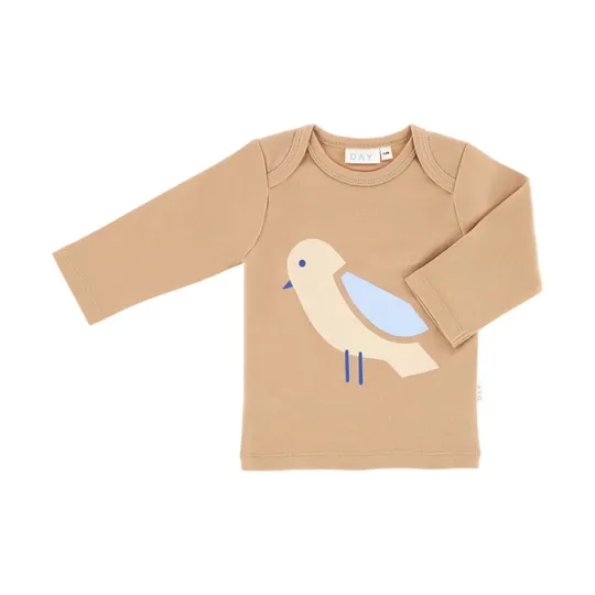 DAY T-Shirt Langarm – Mokka – Gr. 62/68