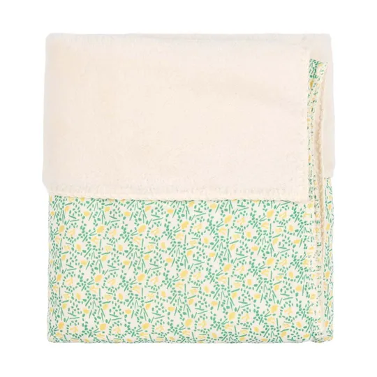 Koeka Babydecke Teddy - Meadow - 75 x 100 cm - Off White