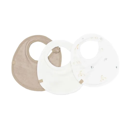 Bamboom Lätzchen mit Druckknöpfen – 3er-Pack