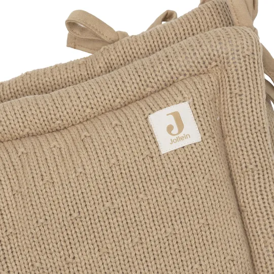 Jollein Sprinkle Knit Laufstallumrandung - 180 x 30 cm - Hazel