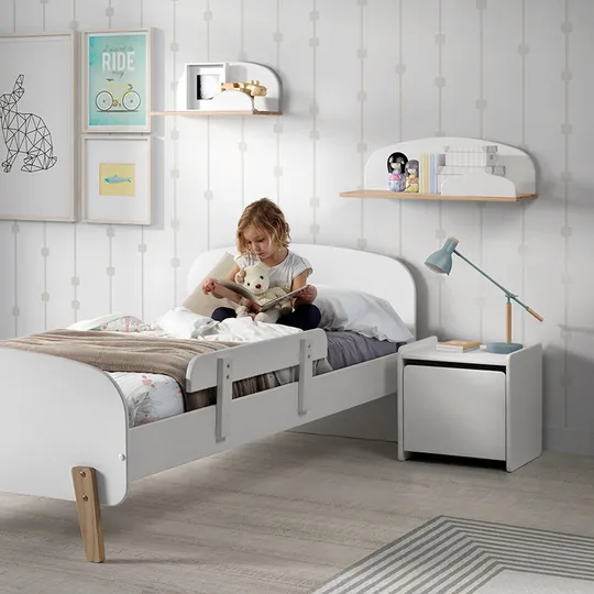 Vipack Kiddy Hängeregal Weiß 65 cm  