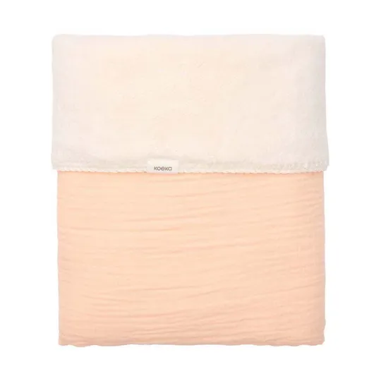 Koeka Faro Bettdecke -100 x 150 - Teddy - Peach