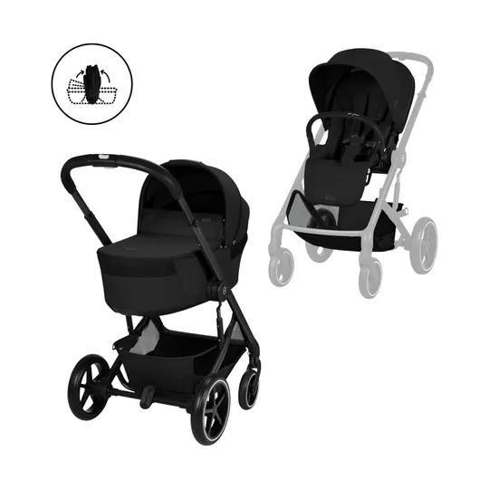 Cybex Balios S Lux 2-in-1 Kinderwagen mit Faltbarer Babywanne