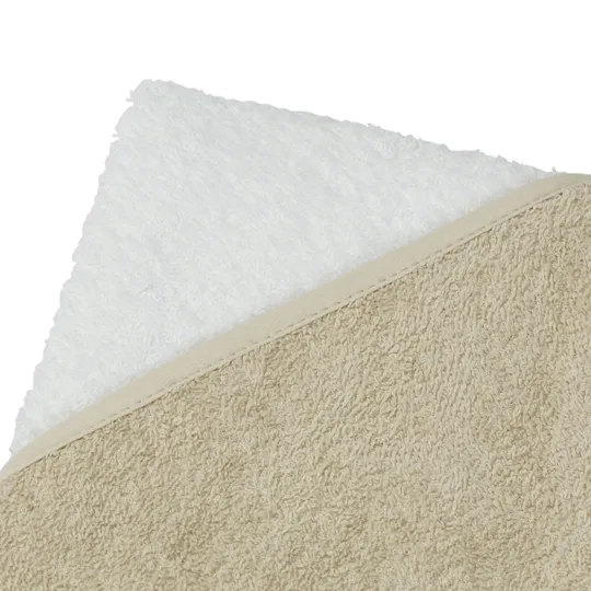 Babypark Badecape Weiß / Beige