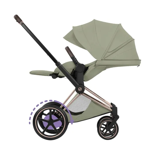 Cybex Kinderwagen 2-in-1 - e-Priam 5 Style - Rosegold/Sage
