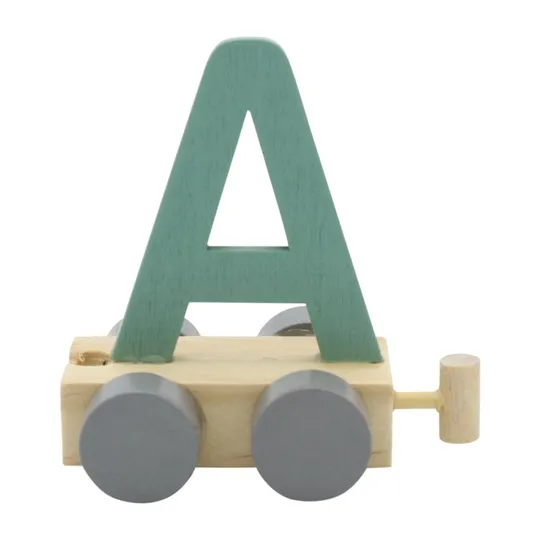 Charl's Toys Buchstabe Zug A Grün