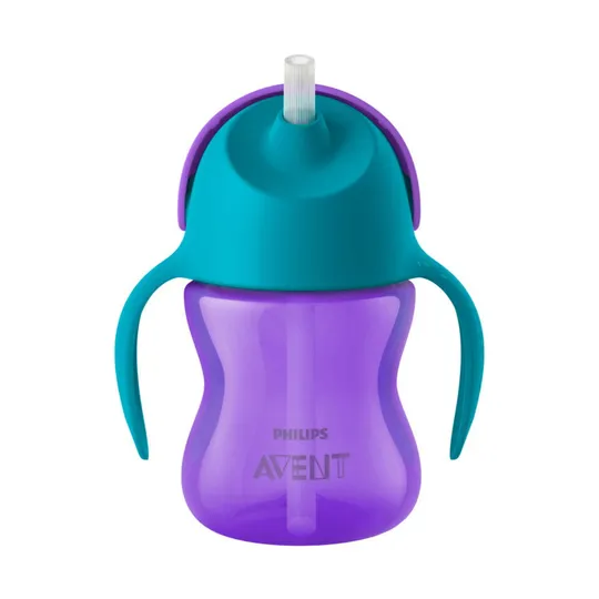 Avent Strohhalmbecher 200 ml Lila