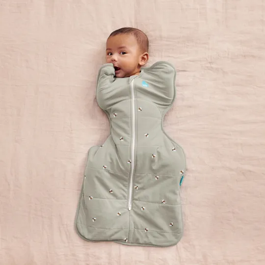 Love To Dream Fase 1 SwaddleUp™ 2.5 TOG Olive Bees S