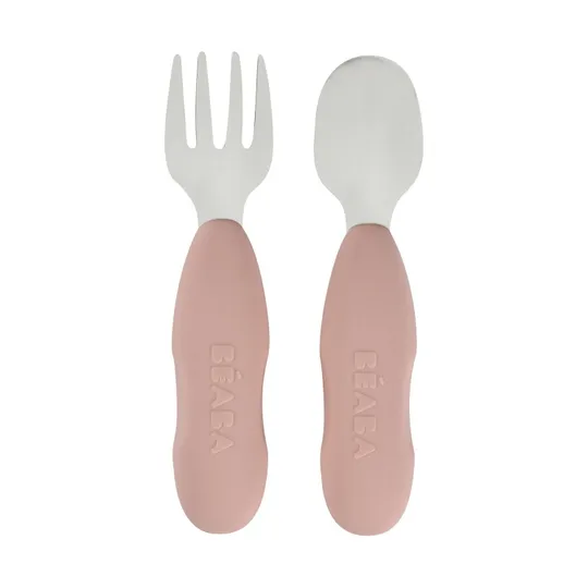 Beaba Besteckset - Cotton Candy - 2-teilig