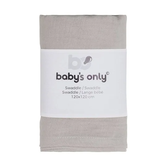 Baby's Only Wickeltuch 120 x 120 cm Breeze Urban Taupe