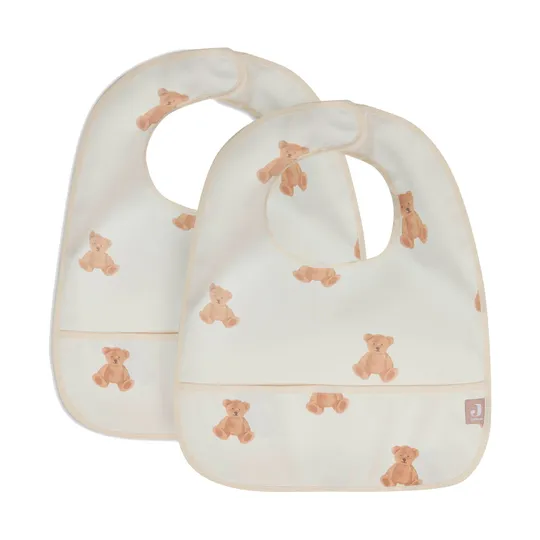 Jollein Waterproof Teddy Bear Lätzchen 2 Stück