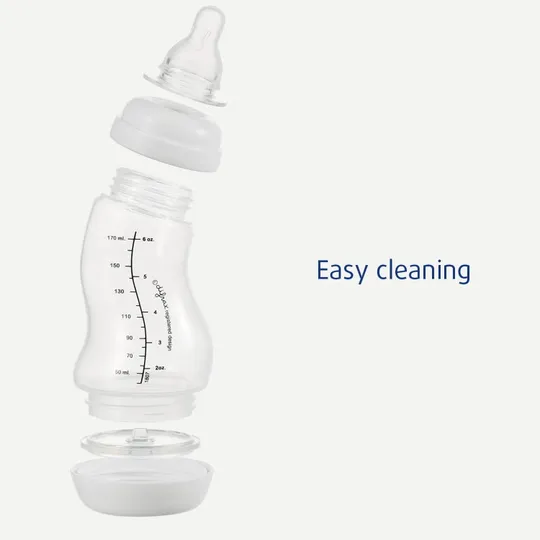 Difrax Starterset Transparent Mit Flaschenbürste