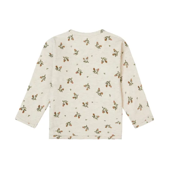 Noppies Nicosia Langarmshirt Oatmeal Gr. 68