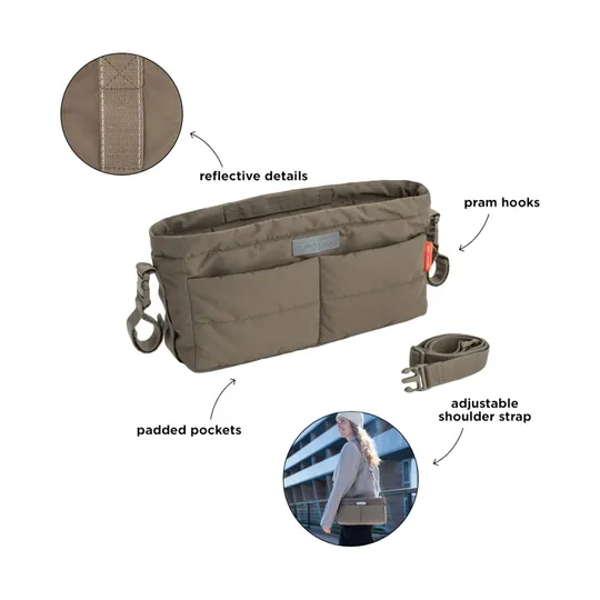 Done By Deer Kinderwagen Organizer - Taupe