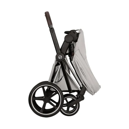 Cybex Priam 5 Style Kinderwagen 3-in-1 Set – Chrome Brown/City Grey