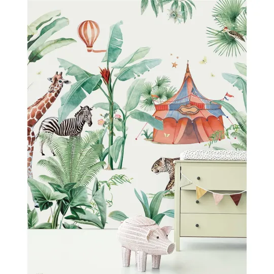 Creative Lab Amsterdam Jungle Circus Tapete 200 x 280 cm