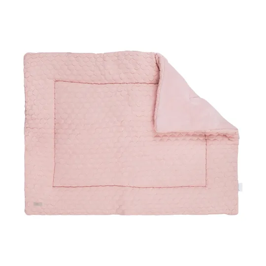 Jollein Fancy Gestrickter Laufstallteppich Blush Pink 80 x 100 cm