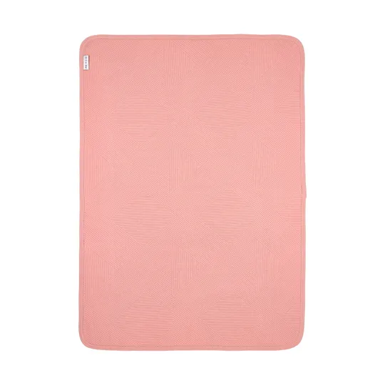 Meyco Jacquard-Flanelldecke – 100 x 150 cm – Pure Rose