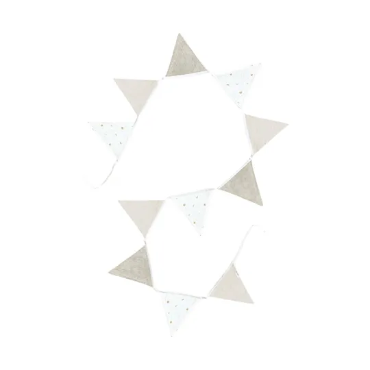 Kidslabel Wimpelkette - Beige