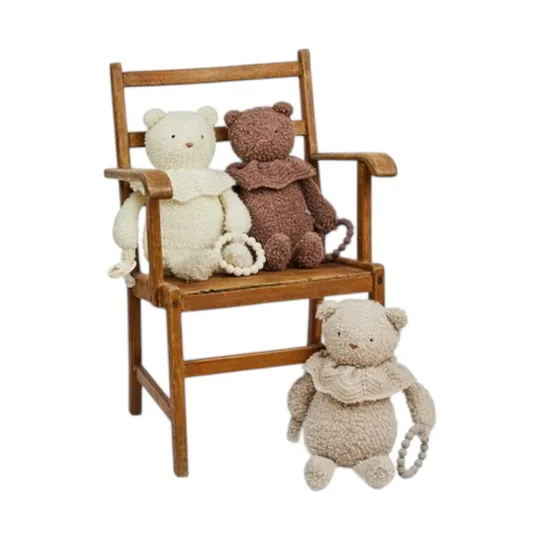 Smallstuff Activity Bear - Bouclé-Merinowolle – Nature