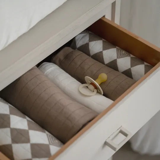 Lodger Swaddler – 3-teilig – 70 x 70 cm – Matcha Buffalo