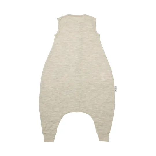 Meyco Schlafsack Jumper - Studio - 104 cm - Merinowolle - Sand Melange