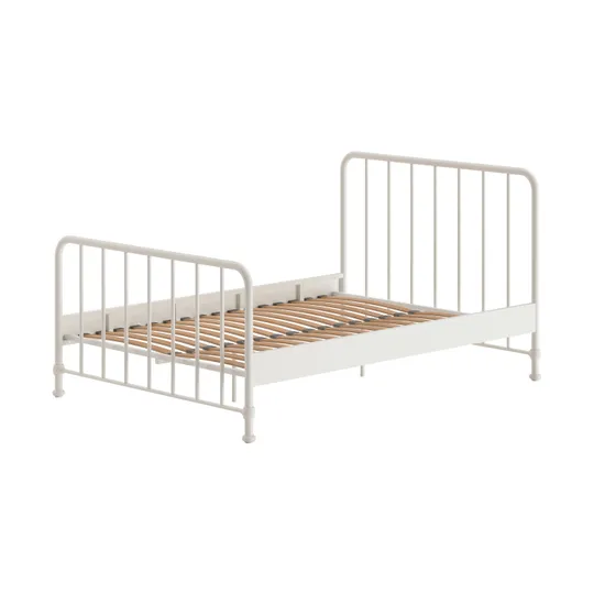 Vipack Bronxx Bett - 140 x 200 cm - Matt Weiß
