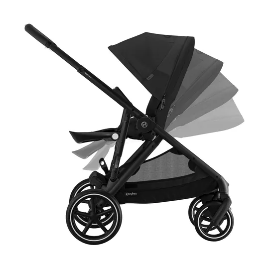 Cybex Gazelle S Kinderwagen Black - Moon Black 