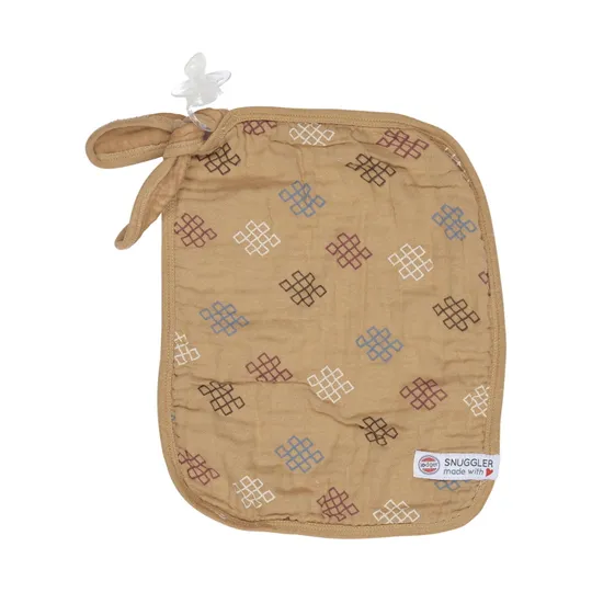 Lodger Knot Kuschel- und Schnullertuch Honey