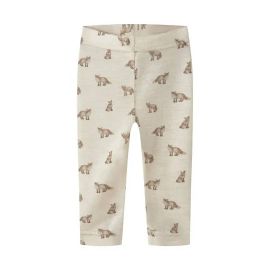 Lil' Atelier Leggings - Turtledove Fox - Gr. 68