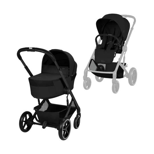 Cybex Balios S Lux 2-in-1 Kinderwagen mit Faltbarer Babywanne