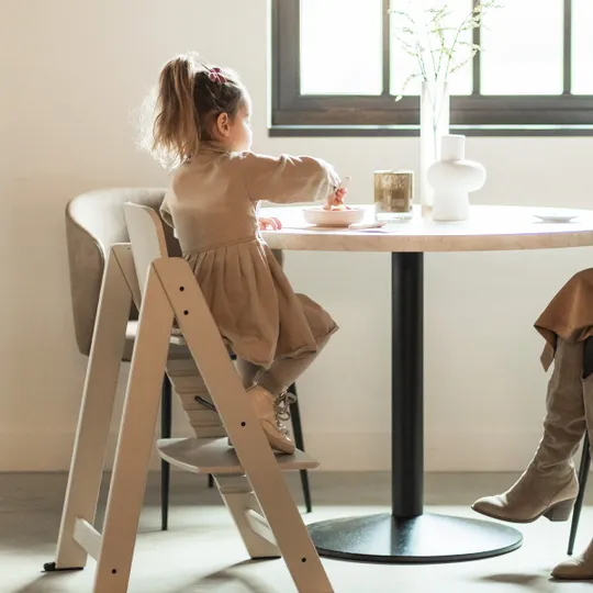 Kidsmill Up! Kinderstuhl Buchenholz Inkl. Holz-Babyset