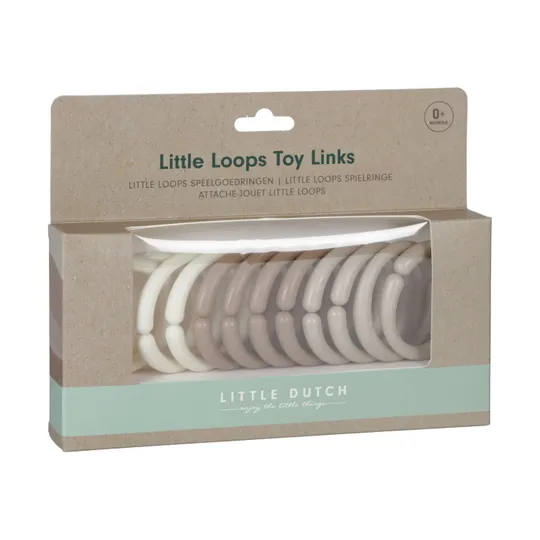 Little Dutch Little Loops Spielzeugringe – Beige