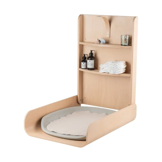 Sebra Wall Moun. Changing Table, Wood