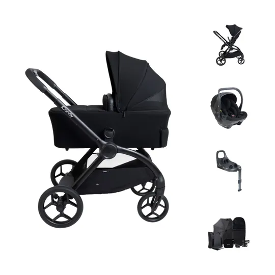 ICandy Core 2 Kinderwagen 3-in-1 - Complete Travel Bundle - Black