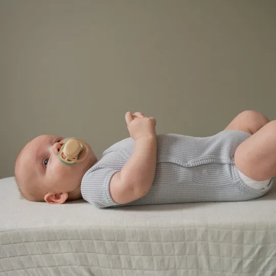 Lodger Ciumbelle Babybody Kurzarm - Größe 56 - Blue Fogg