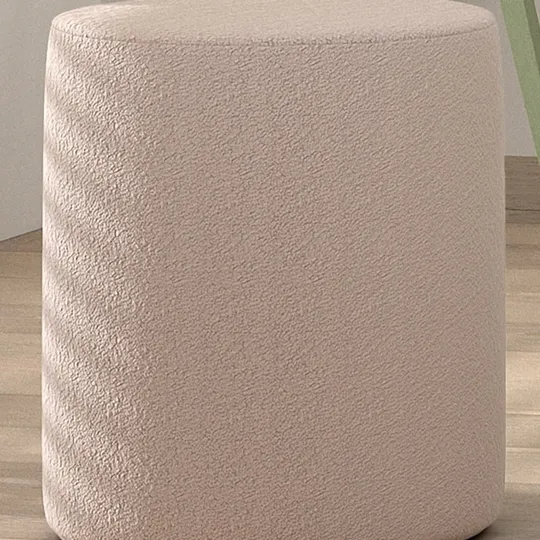 Vipack Moon Nachttisch/Hocker – Boucle Rosa