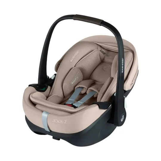 Joolz Day 5 Kinderwagen 3-in-1 - Sandy Taupe | Joolz X Maxi-Cosi Pebble 360 Pro 2 Babyschale | Adaptern