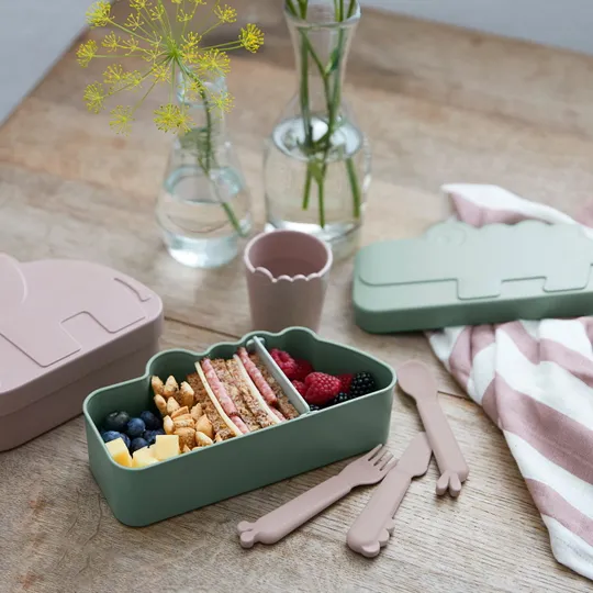 Done By Deer Croco Lunchbox Green 