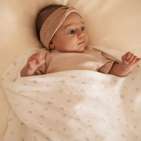 Bamboom Swaddle Muslin - XL - 120 x 120 - Set Of 2 - Tulips / Pink 