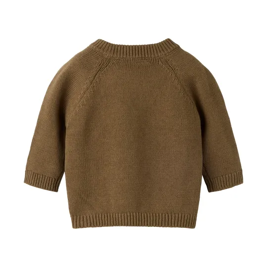 Lil' Atelier Pullover – Größe 74 – Teak