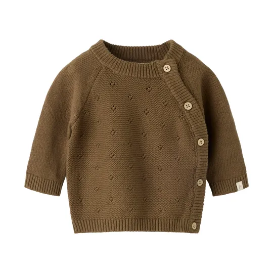 Lil' Atelier Pullover – Größe 74 – Teak