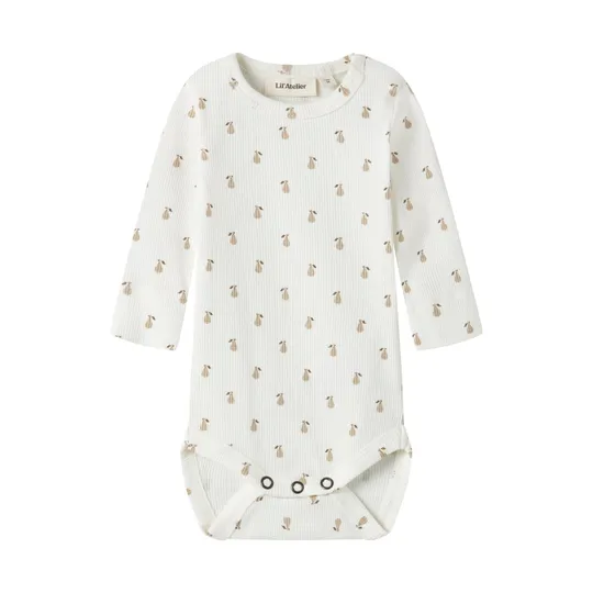 Lil' Atelier Kim Babybody - Größe 68 - Turtledove
